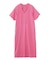 SLIT NECK S/S DRESS