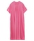 SLIT NECK S/S DRESS