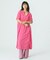 SLIT NECK S/S DRESS