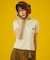 MARY QUANT CABLE HALF SLEEVE KNIT