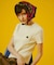 MARY QUANT CABLE HALF SLEEVE KNIT