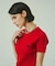 MARY QUANT CABLE HALF SLEEVE KNIT