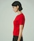 MARY QUANT CABLE HALF SLEEVE KNIT