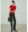 MARY QUANT CABLE HALF SLEEVE KNIT