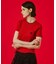 MARY QUANT CABLE HALF SLEEVE KNIT