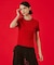 MARY QUANT CABLE HALF SLEEVE KNIT