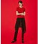 MARY QUANT CABLE HALF SLEEVE KNIT