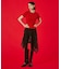 MARY QUANT CABLE HALF SLEEVE KNIT
