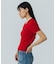 MARY QUANT CABLE HALF SLEEVE KNIT