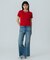 MARY QUANT CABLE HALF SLEEVE KNIT
