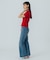 MARY QUANT CABLE HALF SLEEVE KNIT
