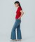 MARY QUANT CABLE HALF SLEEVE KNIT