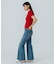 MARY QUANT CABLE HALF SLEEVE KNIT