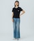 MARY QUANT CABLE HALF SLEEVE KNIT