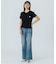 MARY QUANT CABLE HALF SLEEVE KNIT