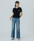 MARY QUANT CABLE HALF SLEEVE KNIT