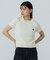 MARY QUANT CABLE HALF SLEEVE KNIT