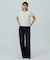 MARY QUANT CABLE HALF SLEEVE KNIT