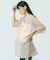 MESH METARIC PRINT TOP