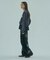 LACE HEM SWEATSHIRT