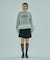 LACE HEM SWEATSHIRT