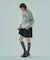 LACE HEM SWEATSHIRT