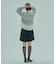 LACE HEM SWEATSHIRT