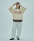 MESSAGE LOGO JACQUARD KNIT