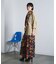 PRINT GATHERED SKIRT