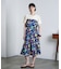 PRINT GATHERED SKIRT