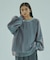 SHEER PANEL SWEAT SHIRT