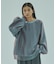 SHEER PANEL SWEAT SHIRT
