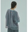 SHEER PANEL SWEAT SHIRT