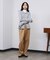 RUFFLED KNIT CARDIGAN