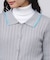 RUFFLED KNIT CARDIGAN