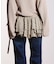CHECK FRILL SKIRT