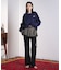 CHECK FRILL SKIRT