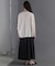 Straw yarn cardigan