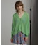 Straw yarn cardigan