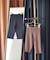LAME KNIT HALF PANTS