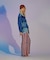 JACQUARD FLARE PANTS