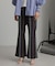 JACQUARD FLARE PANTS