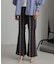 JACQUARD FLARE PANTS
