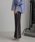 JACQUARD FLARE PANTS