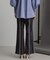 JACQUARD FLARE PANTS