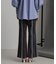 JACQUARD FLARE PANTS