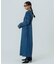 DENIM VOLUME SLEEVE DRESS