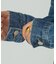 DENIM VOLUME SLEEVE DRESS