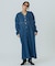 DENIM VOLUME SLEEVE DRESS