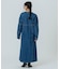 DENIM VOLUME SLEEVE DRESS